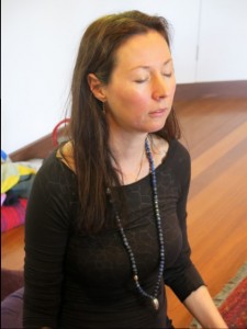 Natalie in Meditation in SOL Spirit of Light Training